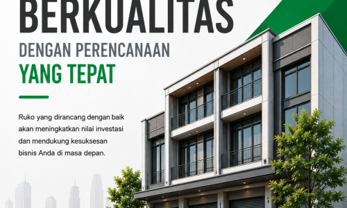 Bangun ruko berkualitas dengan perencanaan yang tepat