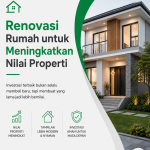 Renovasi rumah modern untuk meningkatkan nilai properti dengan desain minimalis yang rapi dan berkualitas.