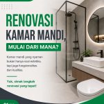 Renovasi kamar mandi modern mulai dari perencanaan hingga proses pembangunan