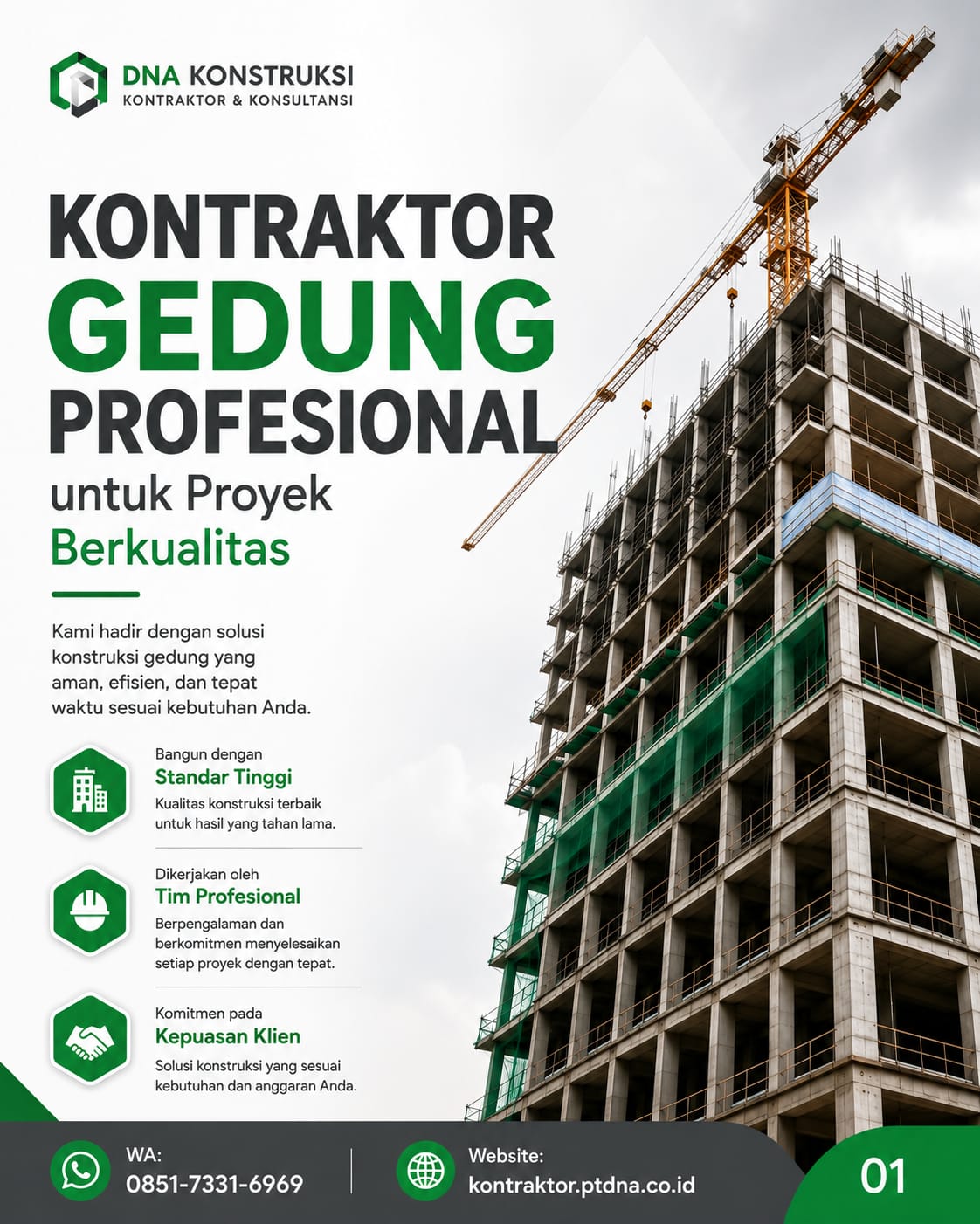 Kontraktor gedung profesional untuk proyek konstruksi berkualitas