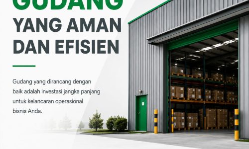 Bangun gudang yang aman dan efisien untuk kebutuhan bisnis