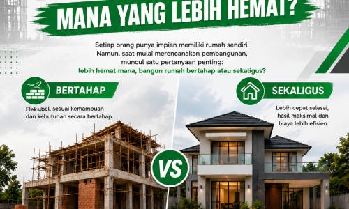 Bangun Rumah Bertahap atau Sekaligus, Mana yang Lebih Hemat?