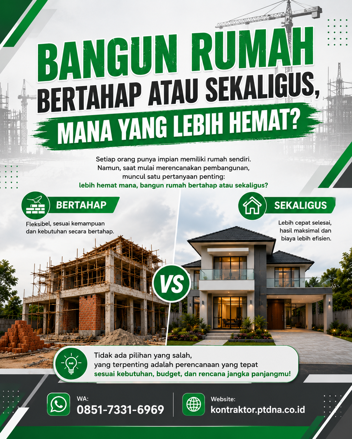 Bangun Rumah Bertahap atau Sekaligus, Mana yang Lebih Hemat?