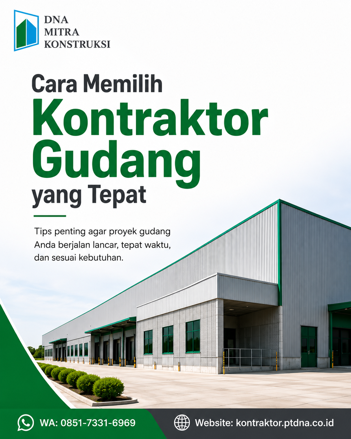 kontraktor gudang profesional